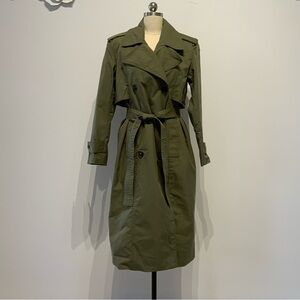 Banana Republic Khaki Women's Trench Coat
